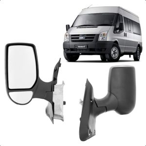 RETROVISOR EXTERNO TRANSIT 07/13 BRACO CURTO FIXO IMPORTADO