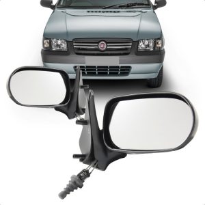RETROVISOR EXTERNO UNO FIRE 04/13 FIXO 4 PORTAS IMPORTADO
