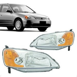 FAROL CIVIC 01/03 MANUAL PISCA AMBAR IMPORTADO