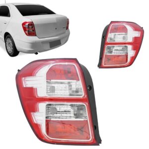 LANTERNA TRASEIRA COBALT 12/16 CRISTAL/VERMELHA IMPORTADA